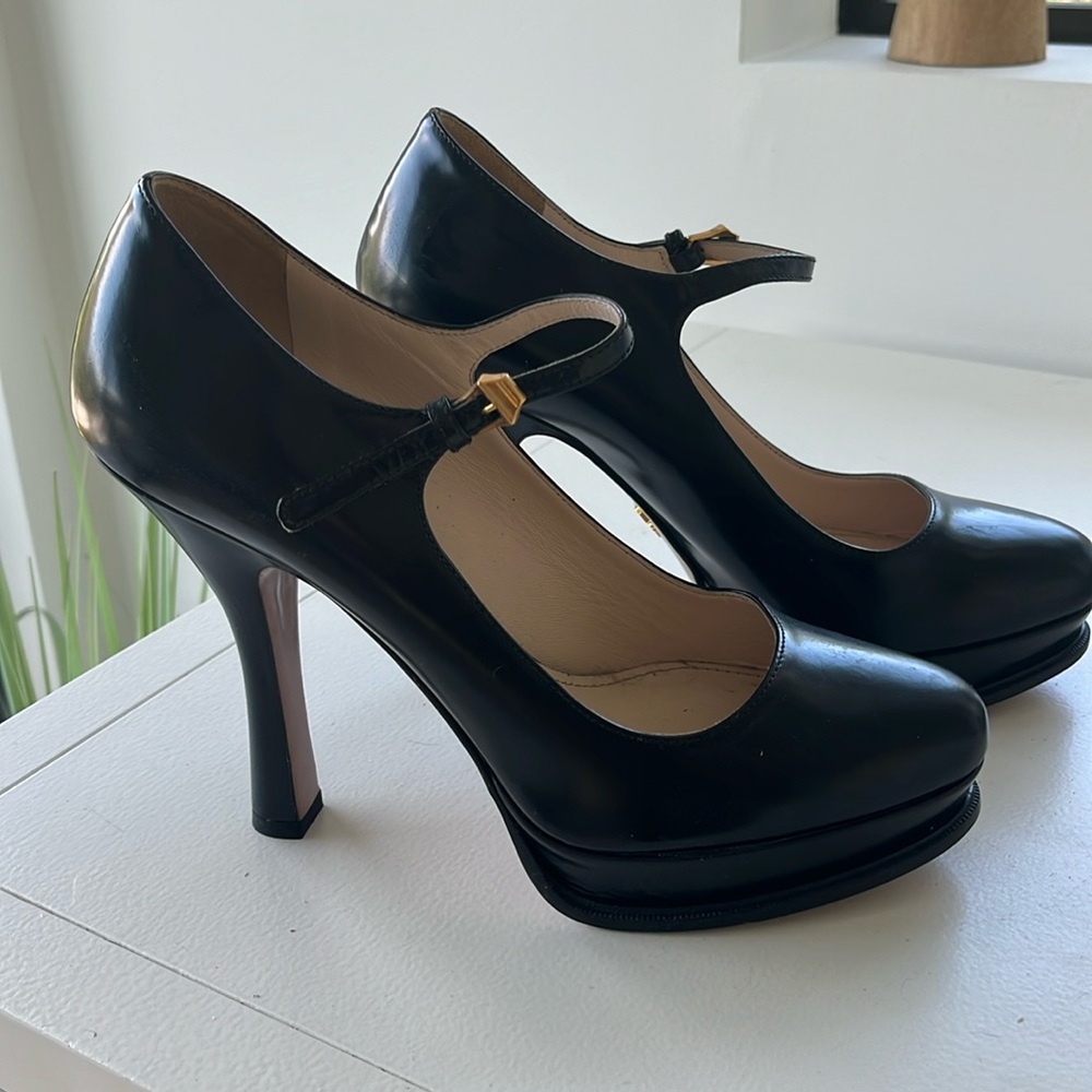 Prada Mary Jane Platform Heels